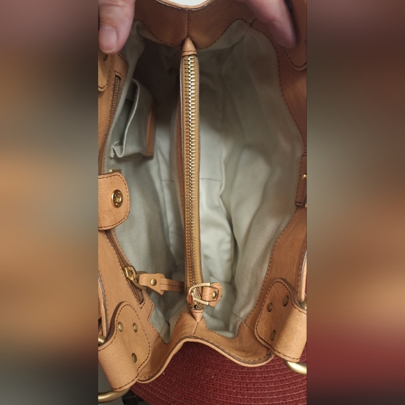 BALLY Italian Leather Hobo Bag Purse - Picture 9 of 14